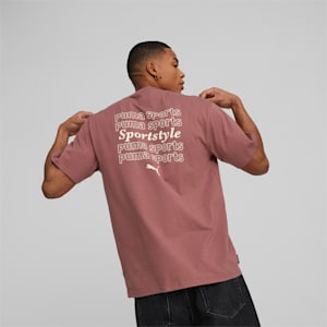 メンズ PUMA TEAM グラフィック Tシャツ, Wood Violet