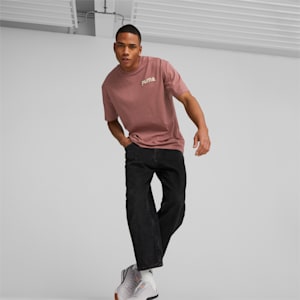 メンズ PUMA TEAM グラフィック Tシャツ, Wood Violet