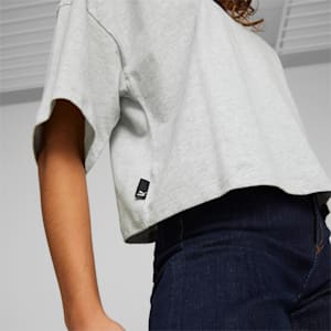 ウィメンズ PUMA TEAM グラフィック Tシャツ, Light Gray Heather, extralarge-JPN