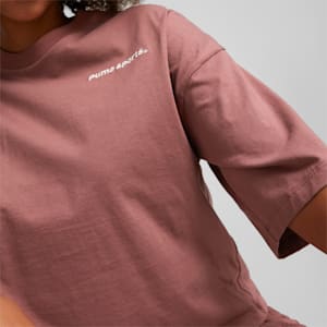 ウィメンズ PUMA TEAM グラフィック Tシャツ, Wood Violet, extralarge-JPN