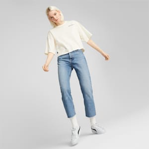 ウィメンズ PUMA TEAM グラフィック Tシャツ, Pristine, extralarge-JPN
