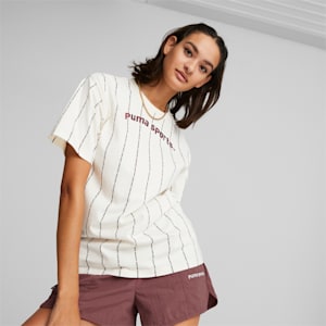 ウィメンズ PUMA TEAM AOP Tシャツ, Pristine