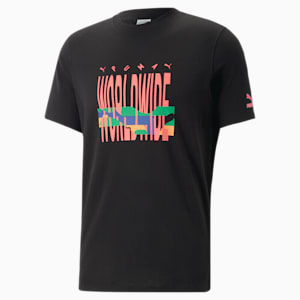 PUMA Worldwide Men's Graphic Tee, PUMA Black