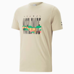 PUMA Worldwide Men's Graphic Tee, Granola