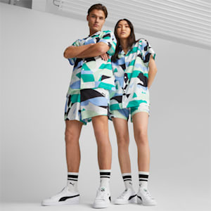 ユニセックス PUMA WORLDWIDE プリント 6インチ ショーツ, PUMA Black