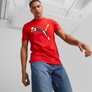 メンズ グラフィックス ICONIC CAT Tシャツ, PUMA Red, extralarge-JPN