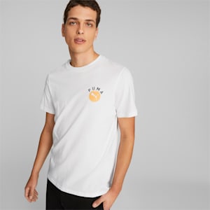 メンズ グラフィックス PUMA GLOBE Tシャツ, PUMA White, extralarge-JPN