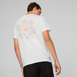 メンズ グラフィックス PUMA GLOBE Tシャツ, PUMA White, extralarge-JPN