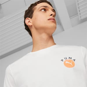 メンズ グラフィックス PUMA GLOBE Tシャツ, PUMA White, extralarge-JPN
