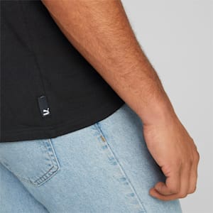 Camiseta estampada Outdoor Cat para hombre, PUMA Black