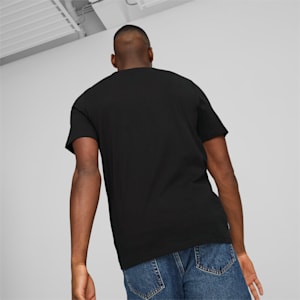 Camiseta estampada Mirage Cat para hombre, PUMA Black