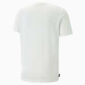 Camiseta estampada Mirage Cat para hombre, PUMA White