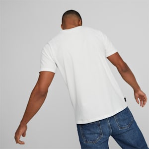 Camiseta estampada Mirage Cat para hombre, PUMA White