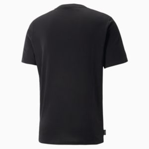 Camiseta estampada Real Cat para hombre, PUMA Black