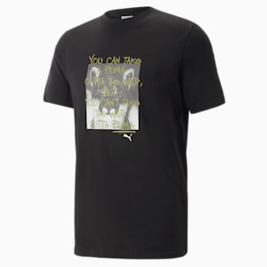 Camiseta estampada Wild Cat para hombre, PUMA Black
