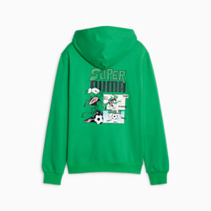 Classics SUPER PUMA Boys' Hoodie, Grassy Green, extralarge