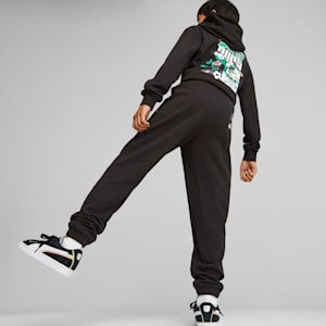 Pantalon en molleton Classics SUPER PUMA, jeunes, PUMA Black, extralarge