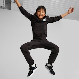 キッズ ボーイズ CLASSICS SUPER PUMA スウェットパンツ 128-164cm, PUMA Black, extralarge-JPN