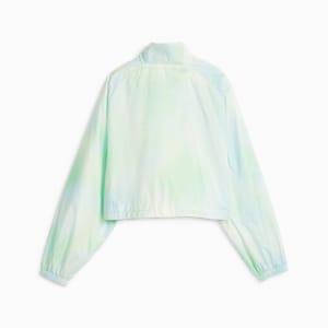 Classics Printed Women's Woven Jacket, Spring Fern, extralarge-IND