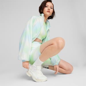 Classics Printed Women's Woven Jacket, Spring Fern, extralarge-IND