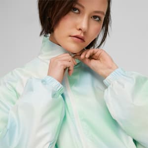 Classics Printed Women's Woven Jacket, Spring Fern, extralarge-IND