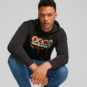 Sportswear by PUMA Worldwide Men's Hoodie, PUMA Black, extralarge-IND