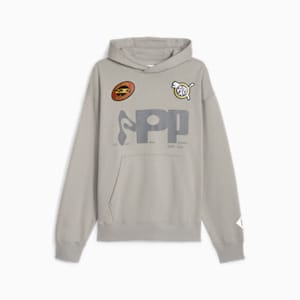 PUMA x PERKS AND MINI Graphic Hoodie, Concrete Gray, extralarge-GBR