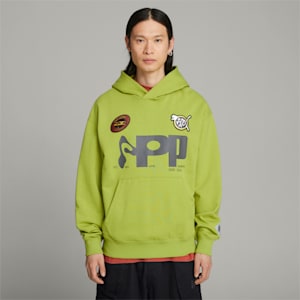 PUMA x PERKS AND MINI Unisex Graphic Hoodie, Tart Apple, extralarge-IND