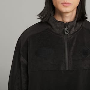 PUMA x PERKS AND MINI Velour Top, PUMA Black, extralarge-GBR