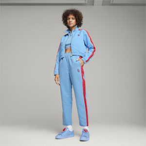 Pantalones deportivos T7 de PUMA x DAPPER DAN para mujer, Regal Blue, extralarge