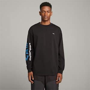メンズ PUMA x BMW Tシャツ 長袖, PUMA Black, extralarge-JPN