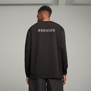 メンズ PUMA x BMW Tシャツ 長袖, PUMA Black, extralarge-JPN