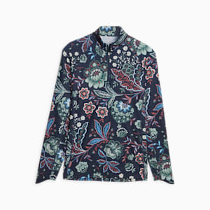 ウィメンズ ゴルフ PUMA × LIBERTY YOUV 1/4 ジップ, Navy Blazer, extralarge-JPN