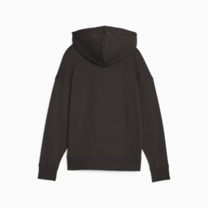 Sudadera con capucha y logo Classics para mujer, PUMA Black-Shimmer, extragrande