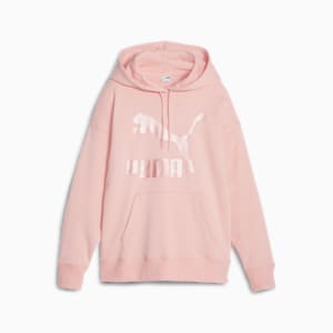 Classics Women's Logo Hoodie, Peach Smoothie-Pearl, extralarge