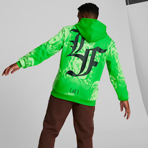 Sudadera PUMA HOOPS x LAFRANCÉ para hombre, PUMA Green, extralarge