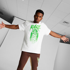 Playera PUMA HOOPS x LAFRANCÉ para hombre, PUMA White, extralarge