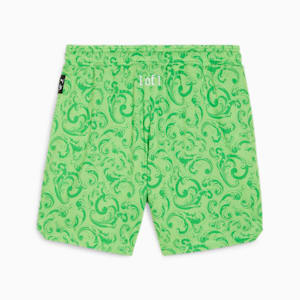 Shorts PUMA HOOPS x LAFRANCÉ para hombre, Green Gecko-PUMA Green, extralarge