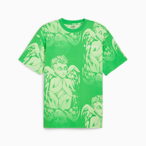メンズ バスケットボール HOOPS x LAFRANCE AOP Tシャツ, PUMA Green, extralarge-JPN