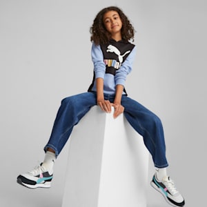 Classics ColorLogo Big Kids' Hoodie, PUMA Black, extralarge