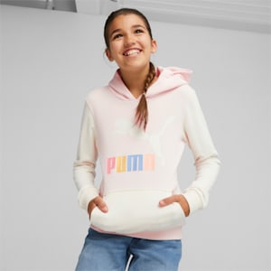 Classics ColorLogo Big Kids' Hoodie, Frosty Pink, extralarge
