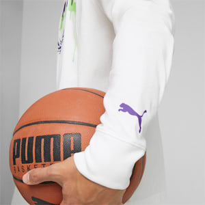 メンズ バスケットボール MELO x TOXIC 長袖 Tシャツ, PUMA White, extralarge-JPN