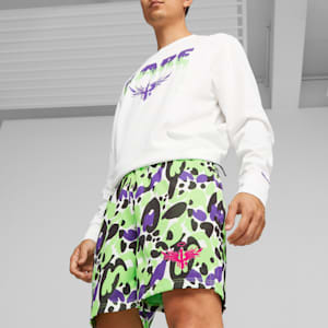 メンズ バスケットボール MELO x TOXIC 長袖 Tシャツ, PUMA White, extralarge-JPN