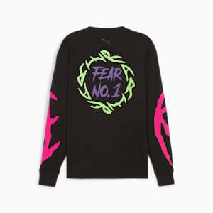 メンズ バスケットボール MELO x TOXIC 長袖 Tシャツ2, PUMA Black, extralarge-JPN