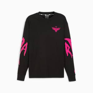 メンズ バスケットボール MELO x TOXIC 長袖 Tシャツ2, PUMA Black, extralarge-JPN