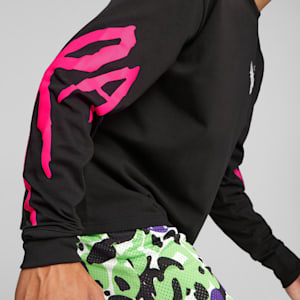 PUMA x LAMELO BALL Toxic Men's Basketball Long Sleeve Tee, PUMA Black, extralarge