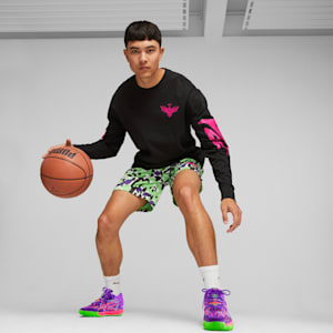 Playera Manga Larga PUMA x LAMELO BALL Toxic para hombre, PUMA Black, extralarge
