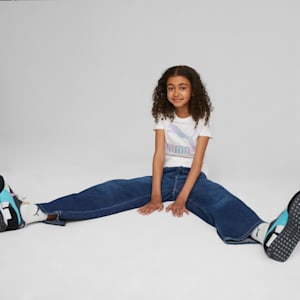 Classics Iridescent Logo Big Kids' Tee, PUMA White, extralarge
