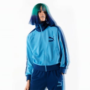 ウィメンズ PUMA x Ray BEAMS T7 トラックジャケット, Team Light Blue-Clyde Royal