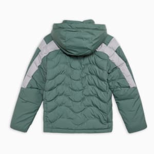 Mercedes-AMG PETRONAS MT7 Ecolit Youth Padded Jacket, Eucalyptus, extralarge-IND